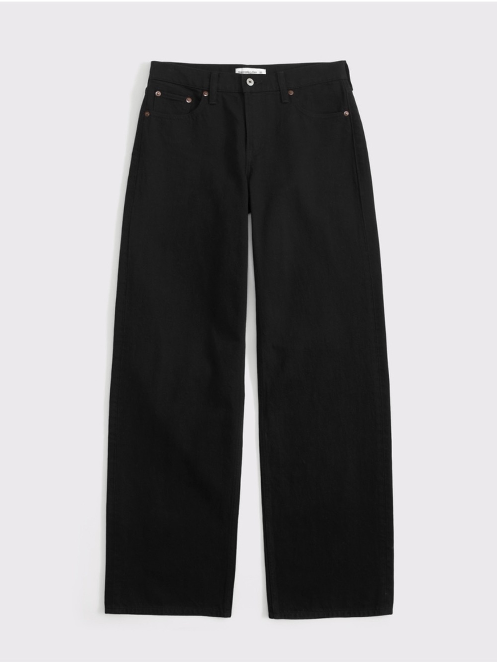 Abercrombie Women’s No Fade Low Rise Ultra Loose Jeans Regular Length size 26